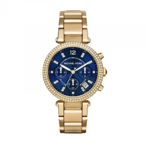 Michael Kors Parker Chronograph Blue Dial Ladies Watch